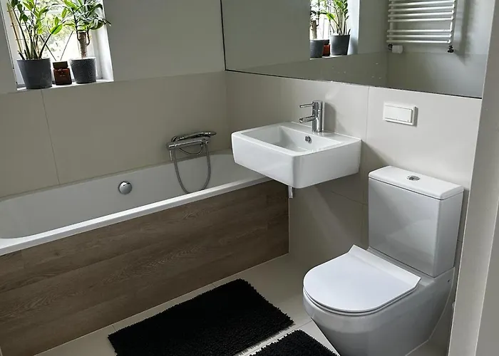 Maria Z Ogrodkiem I Parkingiem Apartment Srem